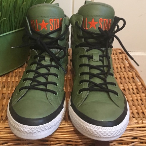 Converse Other - Converse Chuck Taylor All Stars - 11 leather olive